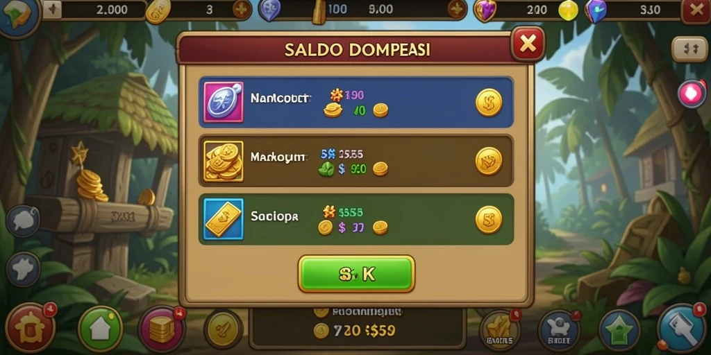 Sistem reward yang menambah motivasi dalam bermain.