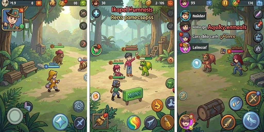 Screenshot level baru yang menantang.