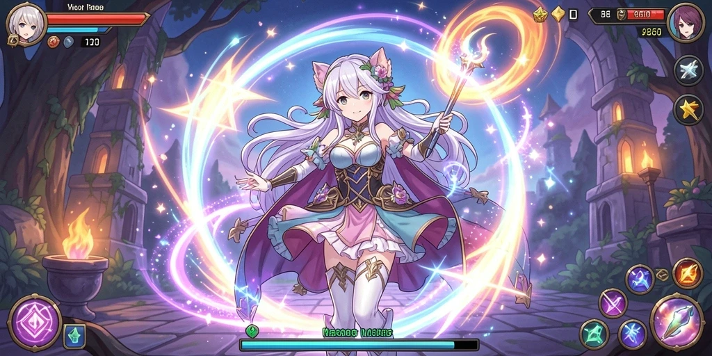 Screenshot dari berbagai mode permainan yang seru.