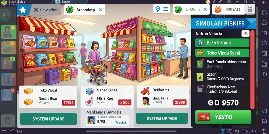 Menu upgrade stasiun yang lengkap.